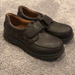 Brown Velcro strapped shoes - size 13